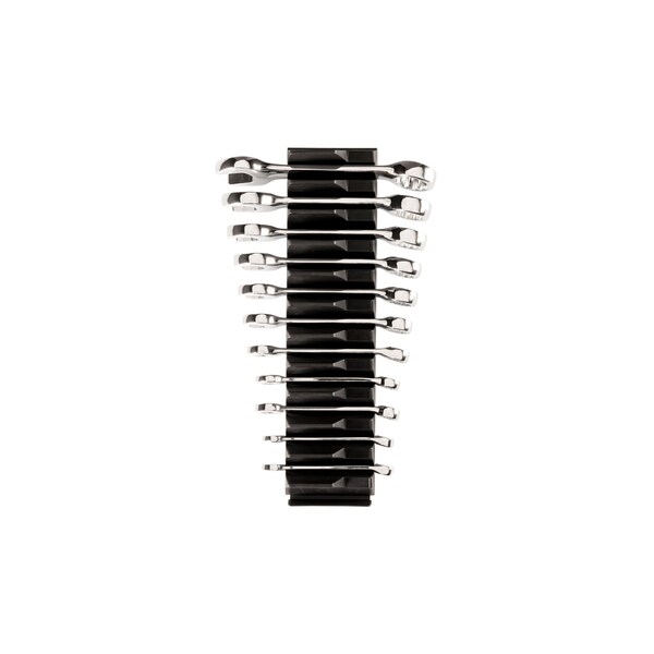 Stubby Combination Wrench Set with Modular Wrench Organizer, 11-Piece (1/4 - 3/4 in.)